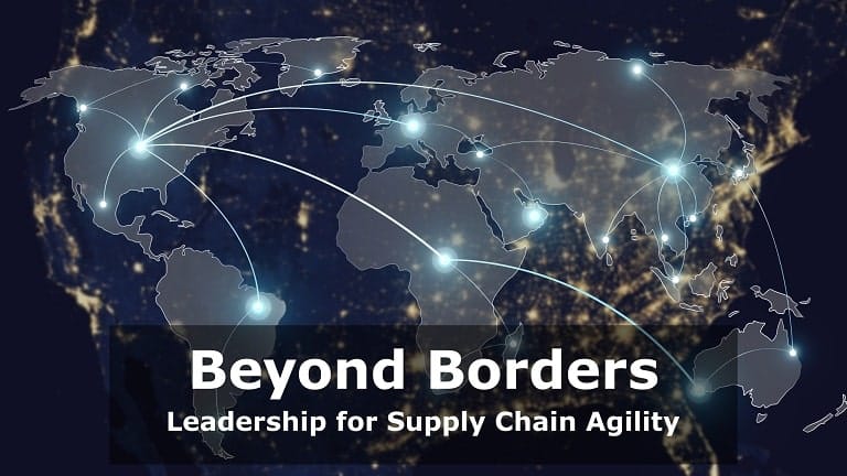 Global supply chain map