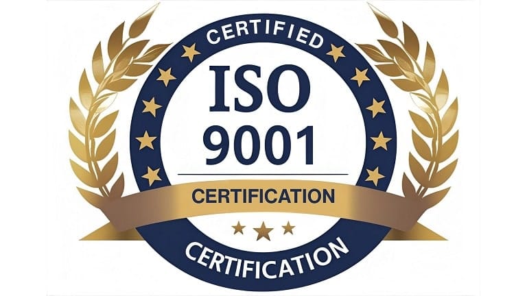 ISO 9001 certification logo