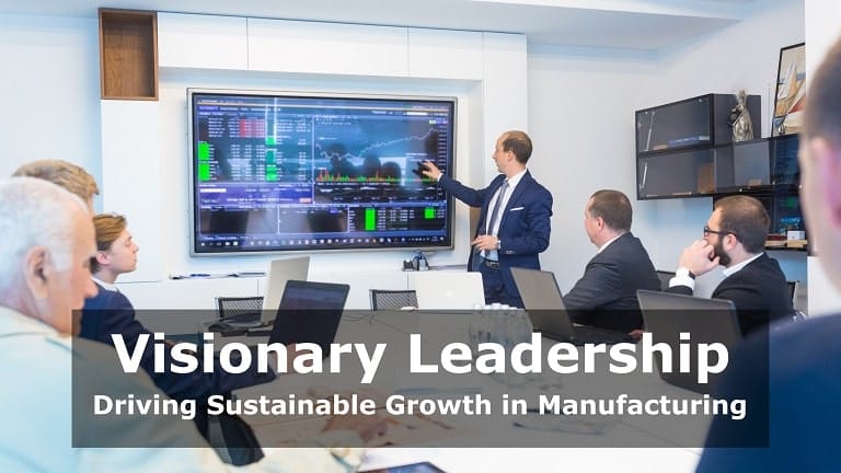 Leader presenting a growth chart