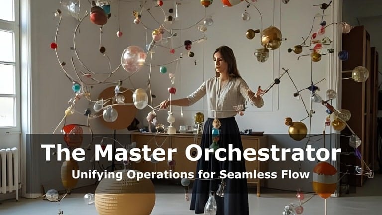 Person Orchestrating Multiple Moving Parts