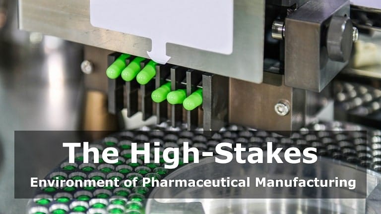 An automated pharmaceutical pill manufacturing line with tablets