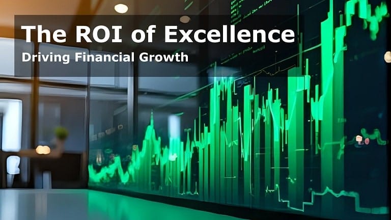 Upward trending financial graph