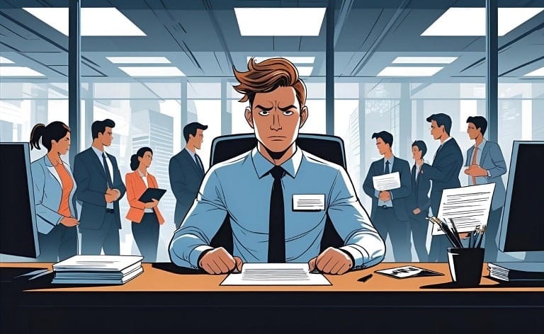 Conceptual image representing a C-level 'change agent' executive being rejected by the company's organizational 'immune system,' illustrating the challenges of integrating change agent executives into traditional cultures and overcoming organizational resistance to new leadership.