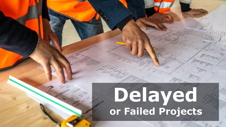 A forgotten project blueprint gathering dust on a desk, symbolizing stalled innovation and failed projects due to a vacant Six Sigma role.
