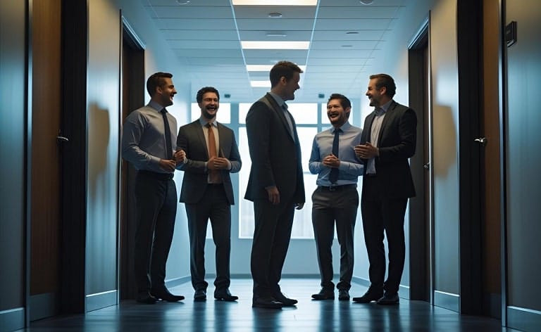 Conceptual image representing a C-level executive who is a poor culture fit within an organization, symbolizing a mismatch in values, working style, or team dynamics during the hiring process.