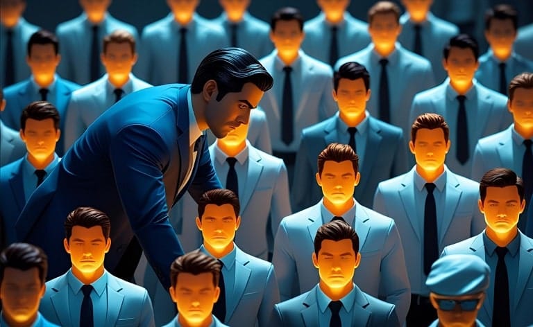 Conceptual image illustrating the challenge of finding C-suite executives with prior private equity experience, emphasizing the limited talent pool and the specific demands of PE operating roles.