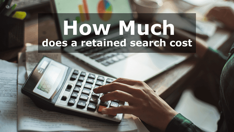 how much does a retained search cost