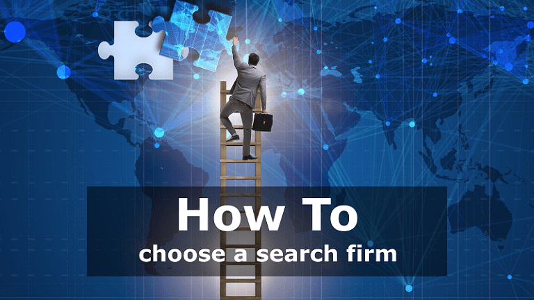 how to choose a search firm