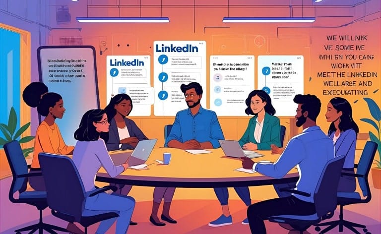 Conceptual image illustrating the limitations of LinkedIn for C-level executive hiring, showing a distinction between visible, abundant profiles and exclusive, hidden talent.