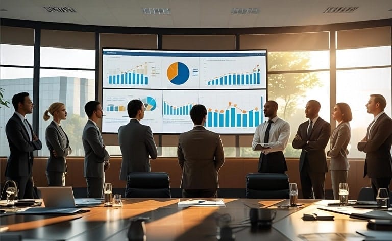 Conceptual image representing the challenges and complexities of onboarding a new Chief Financial Officer (CFO) for a globally distributed team, illustrating the need for effective integration, trust-building, and financial oversight across different regions and time zones.