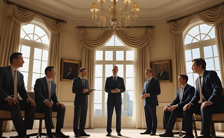 Conceptual image illustrating the critical role of back-channeling in private equity executive due diligence, going beyond standard references to uncover deeper insights. It visually represents the process of discreetly investigating an executive's true performance, character, and hidden red flags, highlighting best practices for vetting private equity leadership candidates and portfolio company executives.