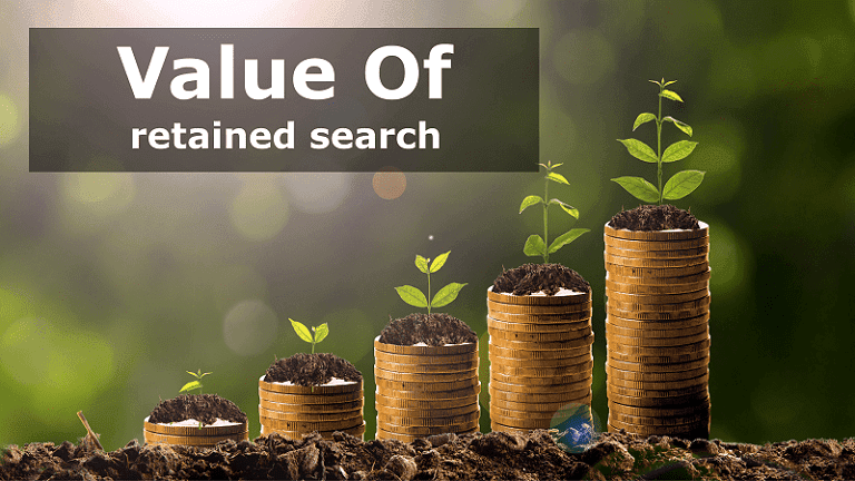 value of retained search