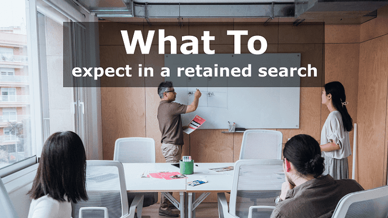what to expect in a retained search