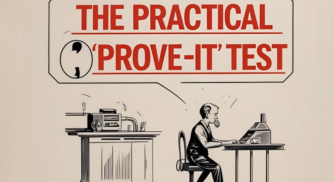 The Practical Prove-It Test